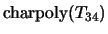 $ \charpoly(T_{34})$