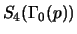 $ S_4(\Gamma_0(p))$