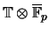 $ \mathbb{T}\otimes \overline{\mathbb{F}}_p$