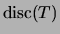 $ \disc(T)$