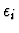 $\epsilon_{i}$