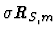 $\sigma R_{S,m}$