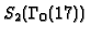 $S_2(\Gamma_0(17))$