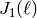 J_1(\ell)