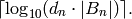 \lceil \log_{10}(d_n \cdot |B_n|) \rceil.