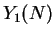 $ Y_1(N)$