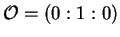 $ \O =(0:1:0)$