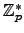 $\mathbb{Z}_p^*$
