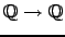 $\mathbb{Q}\to \mathbb{Q}$