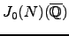 $J_0(N)(\overline{\mathbb{Q}})$