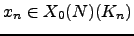 $x_n \in X_0(N)(K_n)$