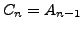 $ C_n = A_{n-1}$