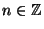 $ n\in
\mathbb{Z}$