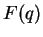 $ F(q)$