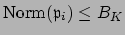 $ \Norm (\mathfrak{p}_i)\leq B_K$