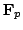$ {\bf {F}}_p$