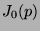 $ J_0(p)$