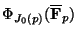 $ \Phi_{J_0(p)}(\overline{\mathbf{F}}_p)$