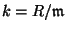 $ k=R/\mathfrak{m}$