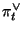 $ \pi_t^{\vee}$