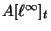 $ A[\ell^{\infty}]_t$