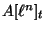 $ A[\ell^n]_t$