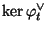 $ \ker \varphi ^{\vee}_t$