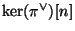 $ \ker(\pi^{\vee})[n]$