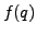 $ f(q^p)$
