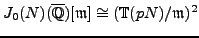 $ \overline{\rho}_\mathfrak{m}$