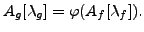 $ \psi:B \to C$