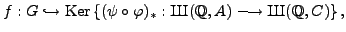 $ \varphi _*(f(G)) = G$