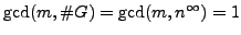 $\displaystyle \varphi _* (\varphi '_*(G)) = [m]G = G.
$