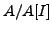 $ xa \in A[I]$