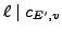 $ \phi' : E' \rightarrow E$