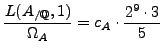 $ c_{A}\in\mathbb{Z}$