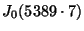 $ J_0(5389\cdot 7)$