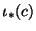 $ \iota_*(c)$
