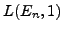 $ L(E_n,1)$