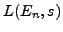 $ L(E_n,s)$